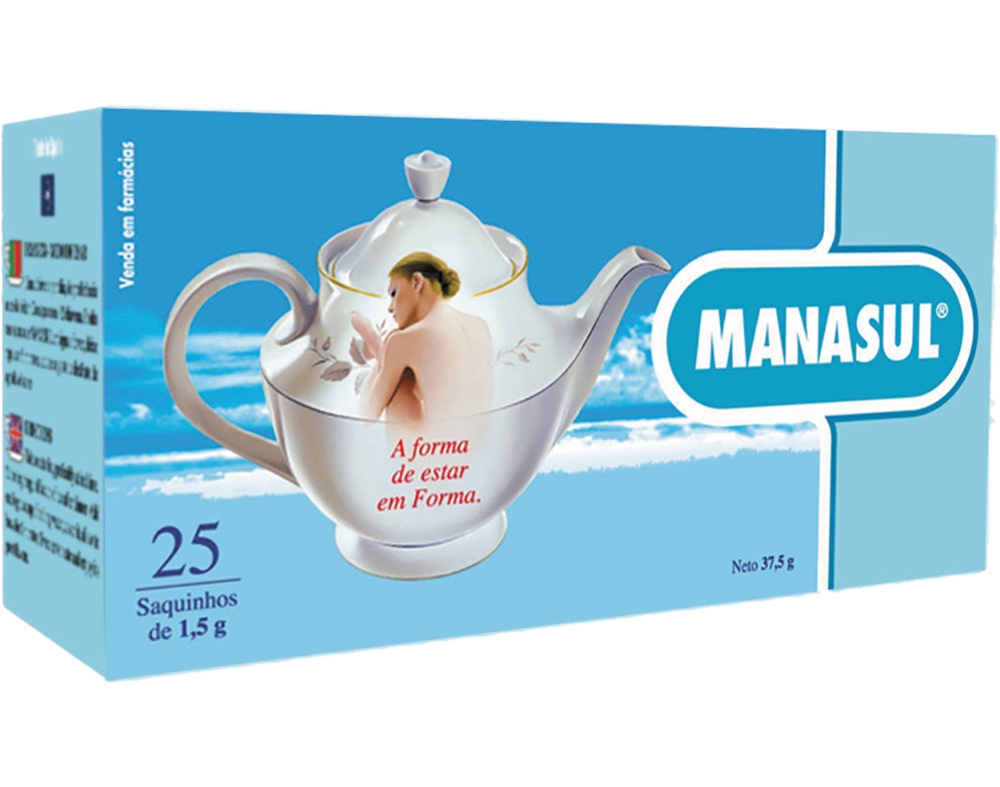 CHÁ MANASUL 25 CARTEIRAS