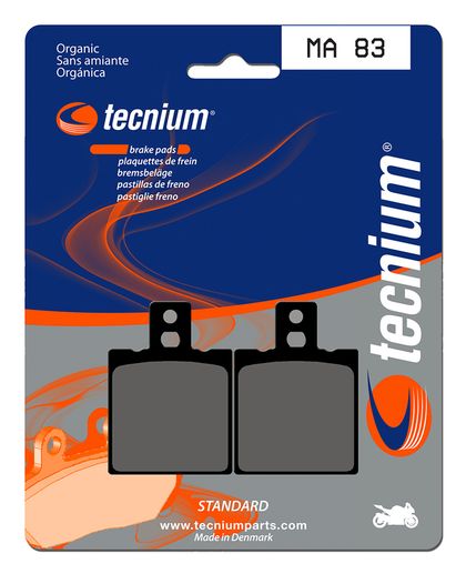 Plaquettes de freins Tecnium route organique - MA83