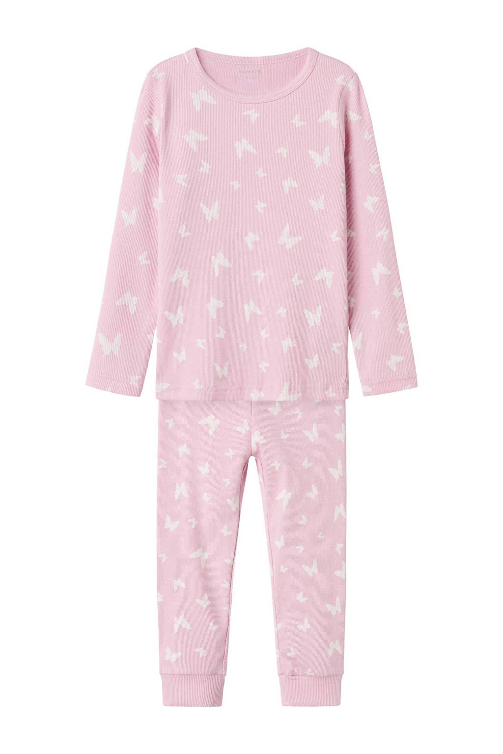 NAME IT pyjama NMFNIGHTSETBUTTERFLY lila/wit
