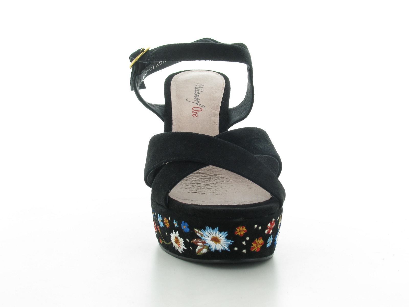Metamorf ose-EMBOLADA Cuir Velours Noir