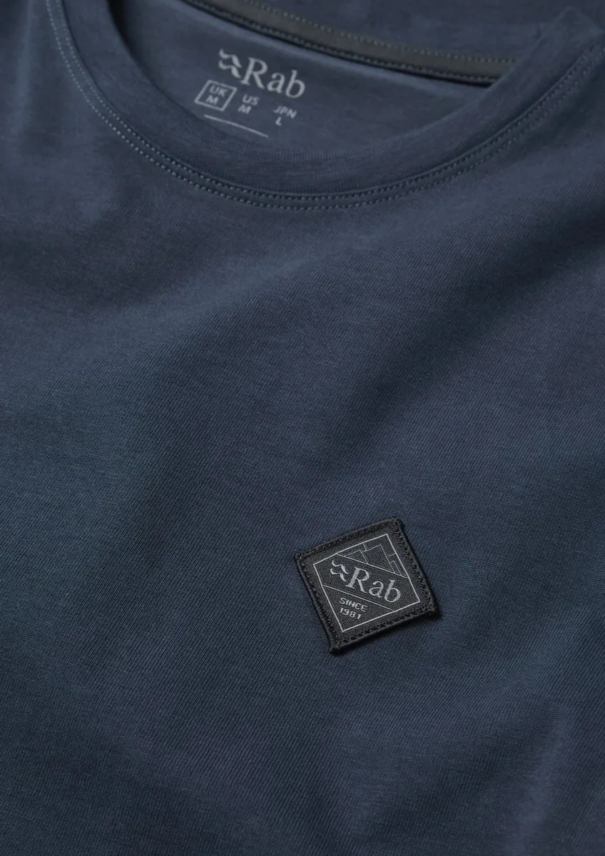 Rab Basecamp Logo Badge Tee Tempest Blue