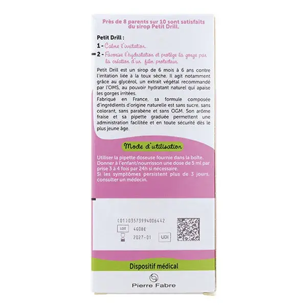 Drill Petit Sirop Nourrissons & Enfants 125ml