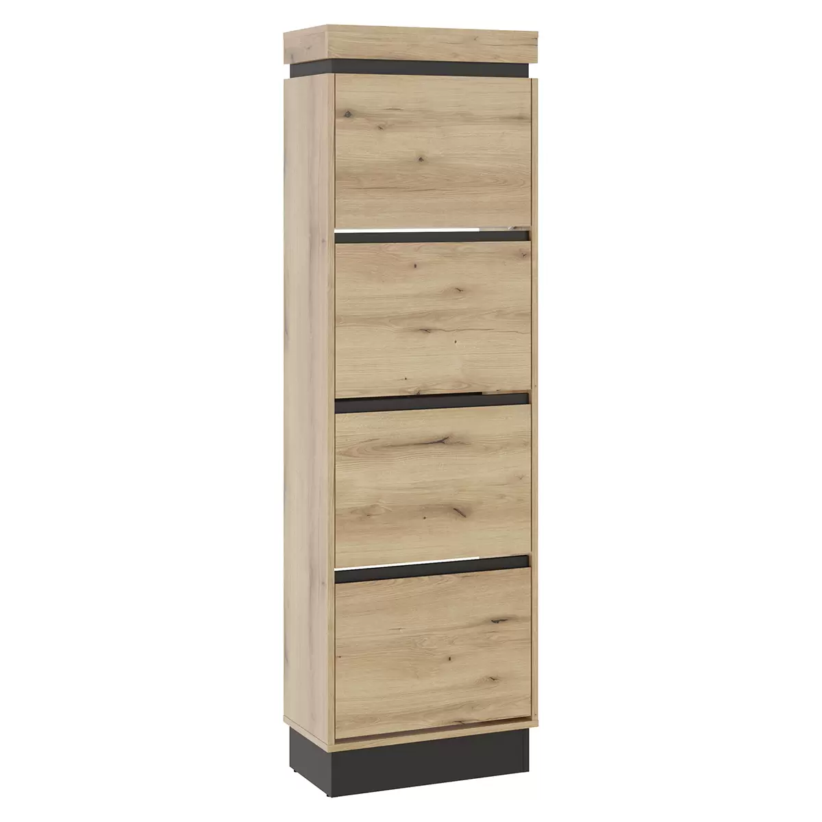 Schuhschrank Corte Eiche,grau