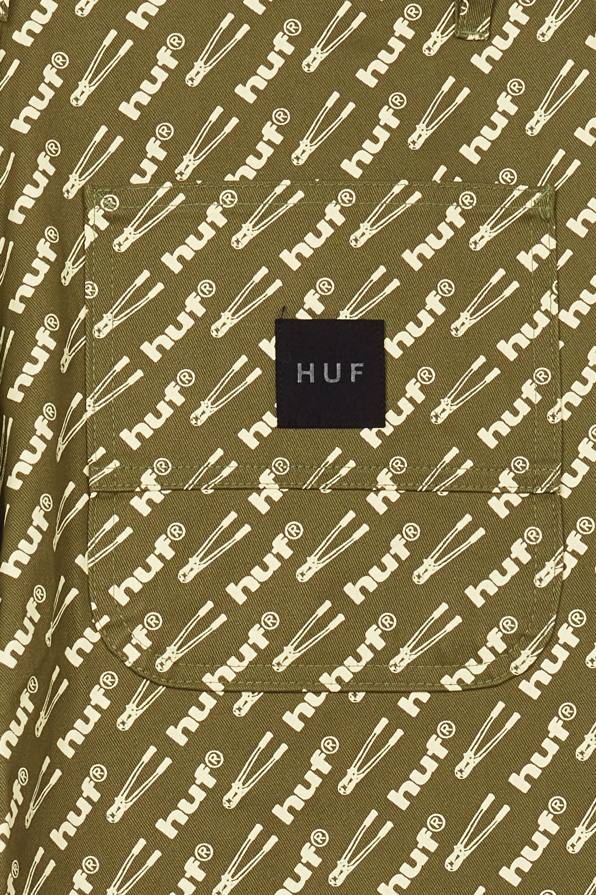 HUF Pantalon BREAKER BOYD Kaki