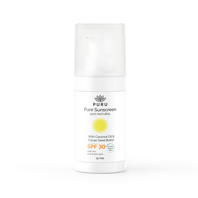 PURU Pure Sonnencreme Creme SPF30 Rundfl 15 ml