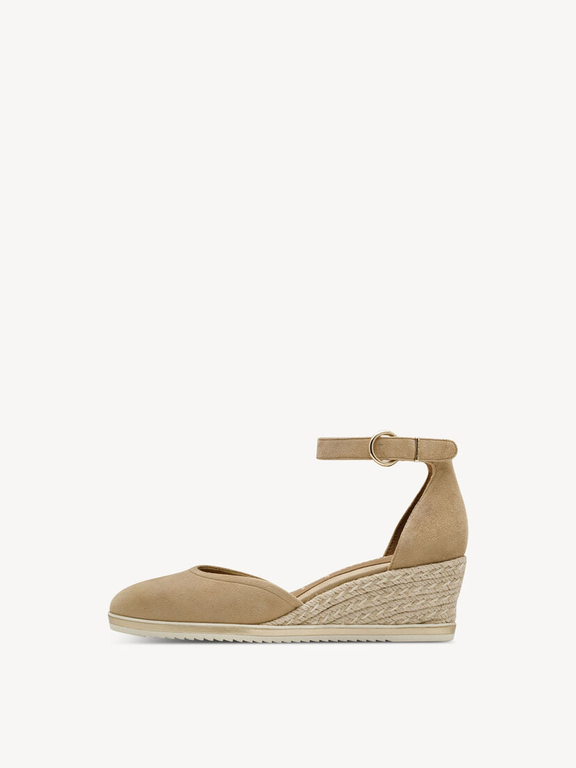 Leren Sleehakpumps - bruin