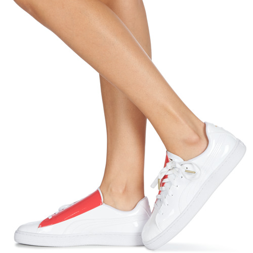 Puma - WN BASKET CRUSH.WH-HIBISCU - Blanc