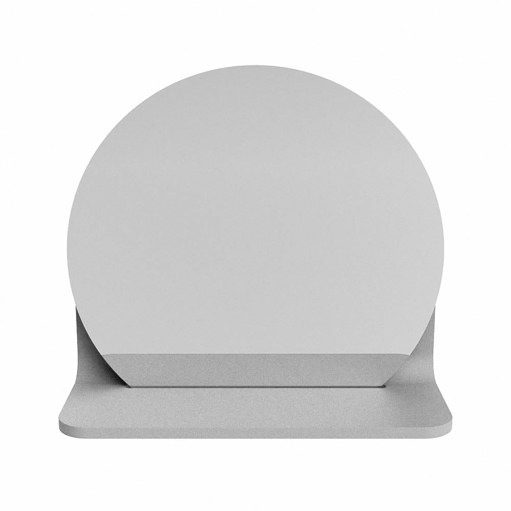 Mondiaz Spot spiegel rond Ø30cm met planchet plata