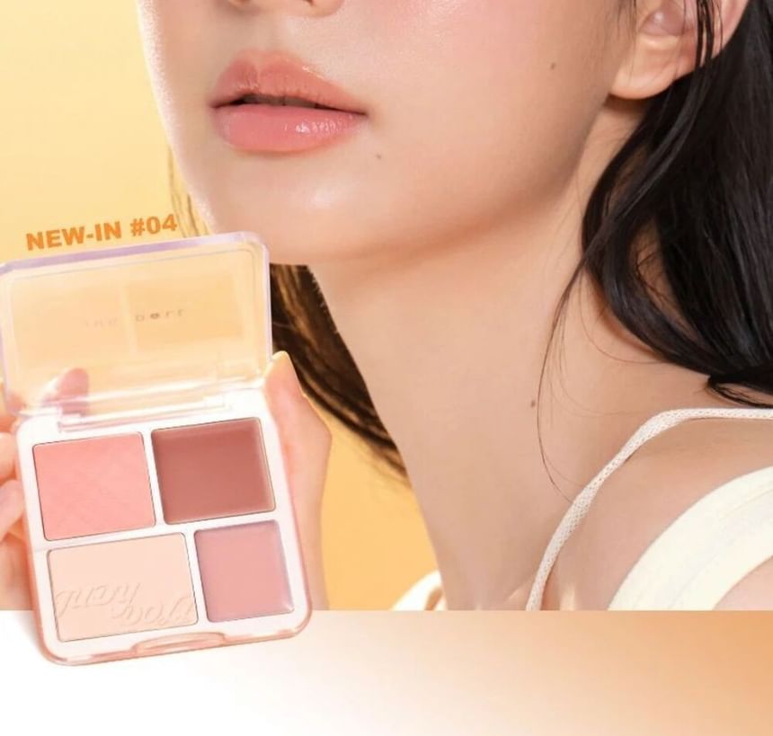 Judydoll - 4-kleuren blush- en highlightpalet - 04