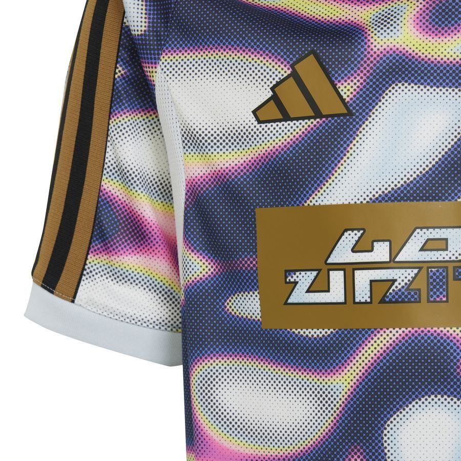 adidas T-shirt d'Entraînement Tiro Pride - Blanc/Bleu/Violet/Rose Enfant