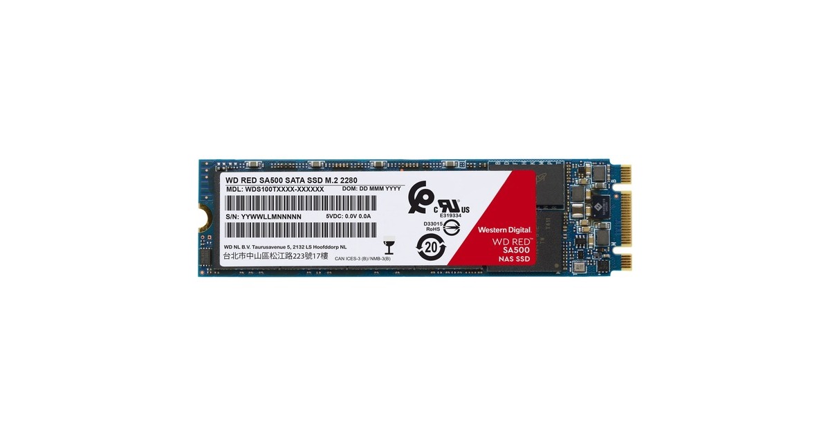 WDRed, 1 TB SSD  (WDS100T1R0B, M.2 2280)