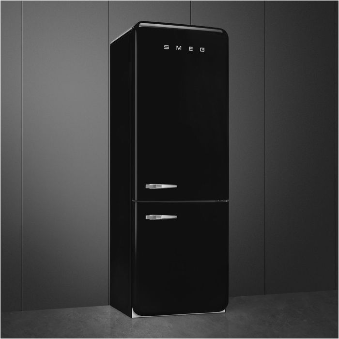 SMEG Kühl-Gefrierkombination 50's Retro Style FAB38RBL5 Schwarz