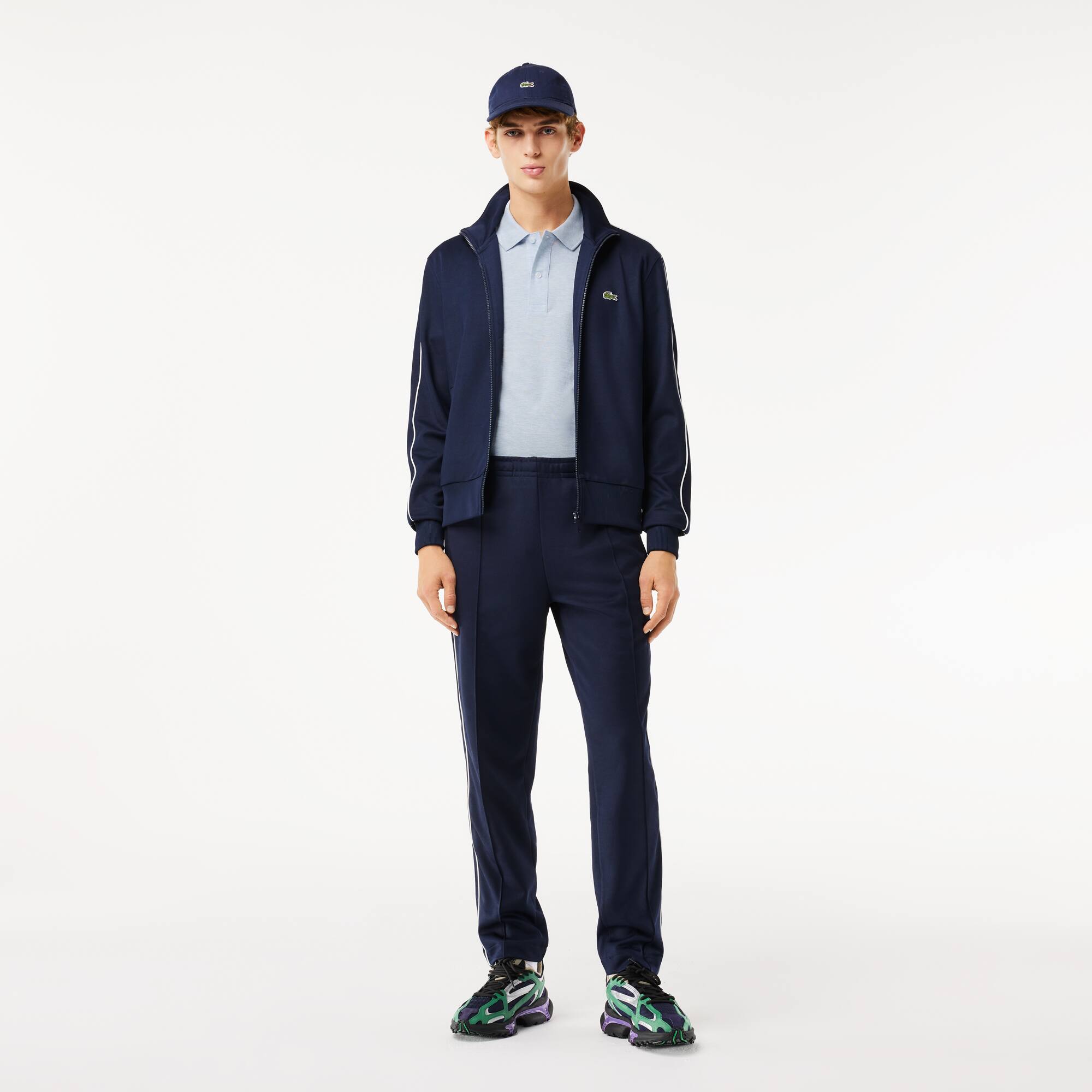 Polo Original L.12.12 slim fit coton petit piqué Manches Courtes - Bleu - Lacoste - Homme