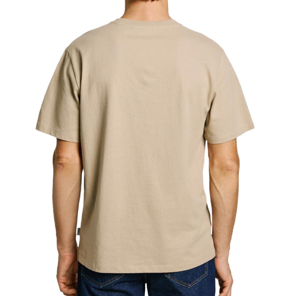 Pepe jeans T-shirt Beige Homme Pepe jeans Contrast