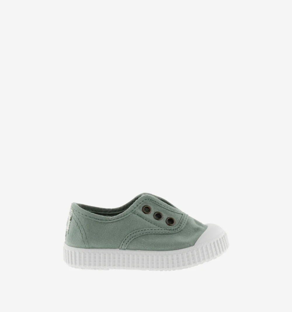 1915 INGLESA TENNIS TOILE DREC® ÉLASTIQUE Baskets en toile avec élastique pour enfant JADE