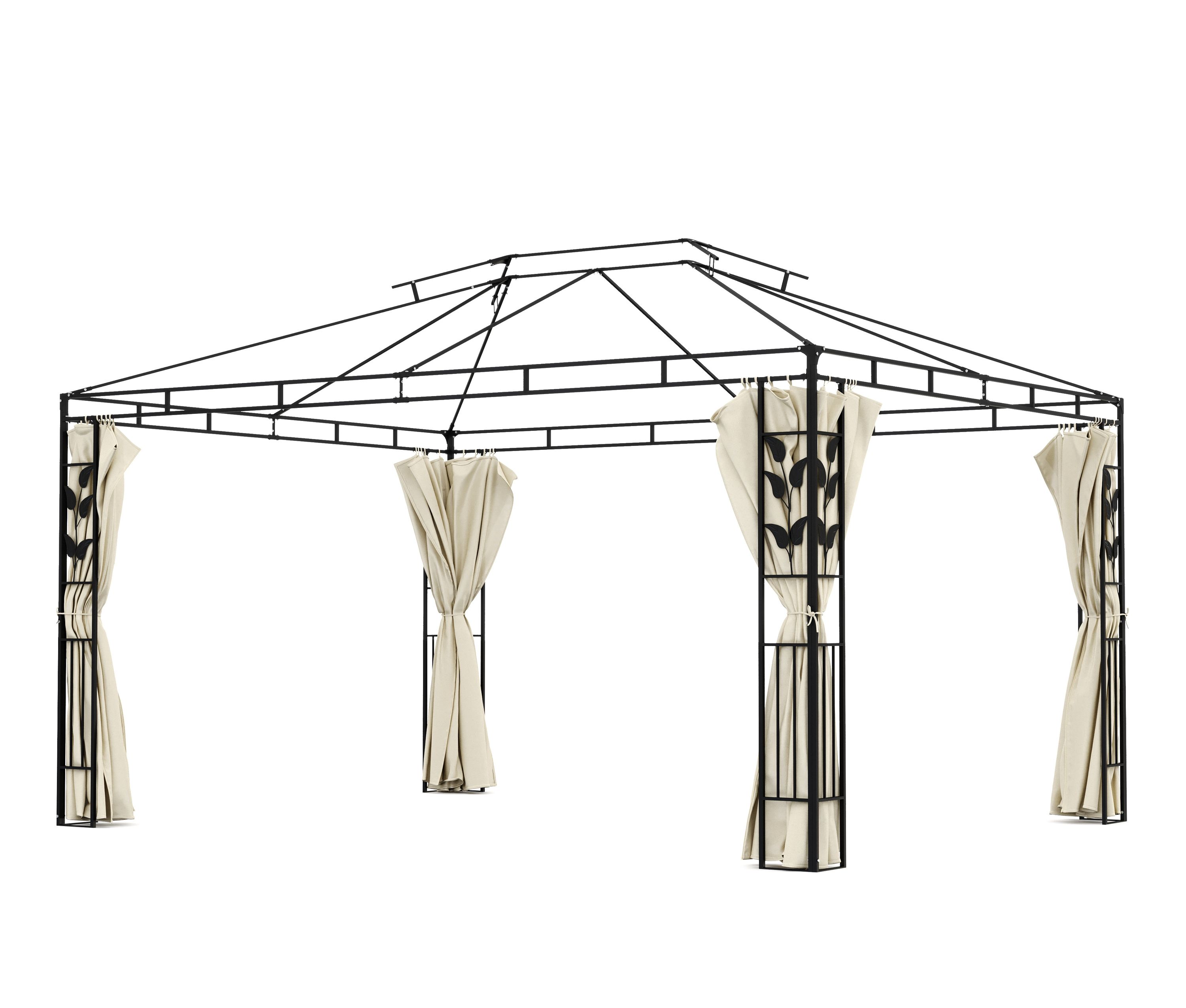 Seitenwände Gartenpavillon ZEN beige