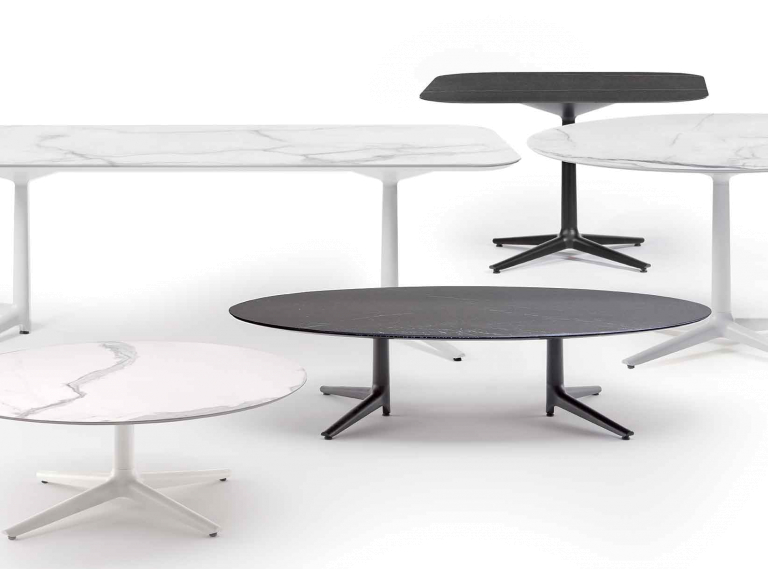 Kartell Multiplo Low salontafel 118x192, zwart