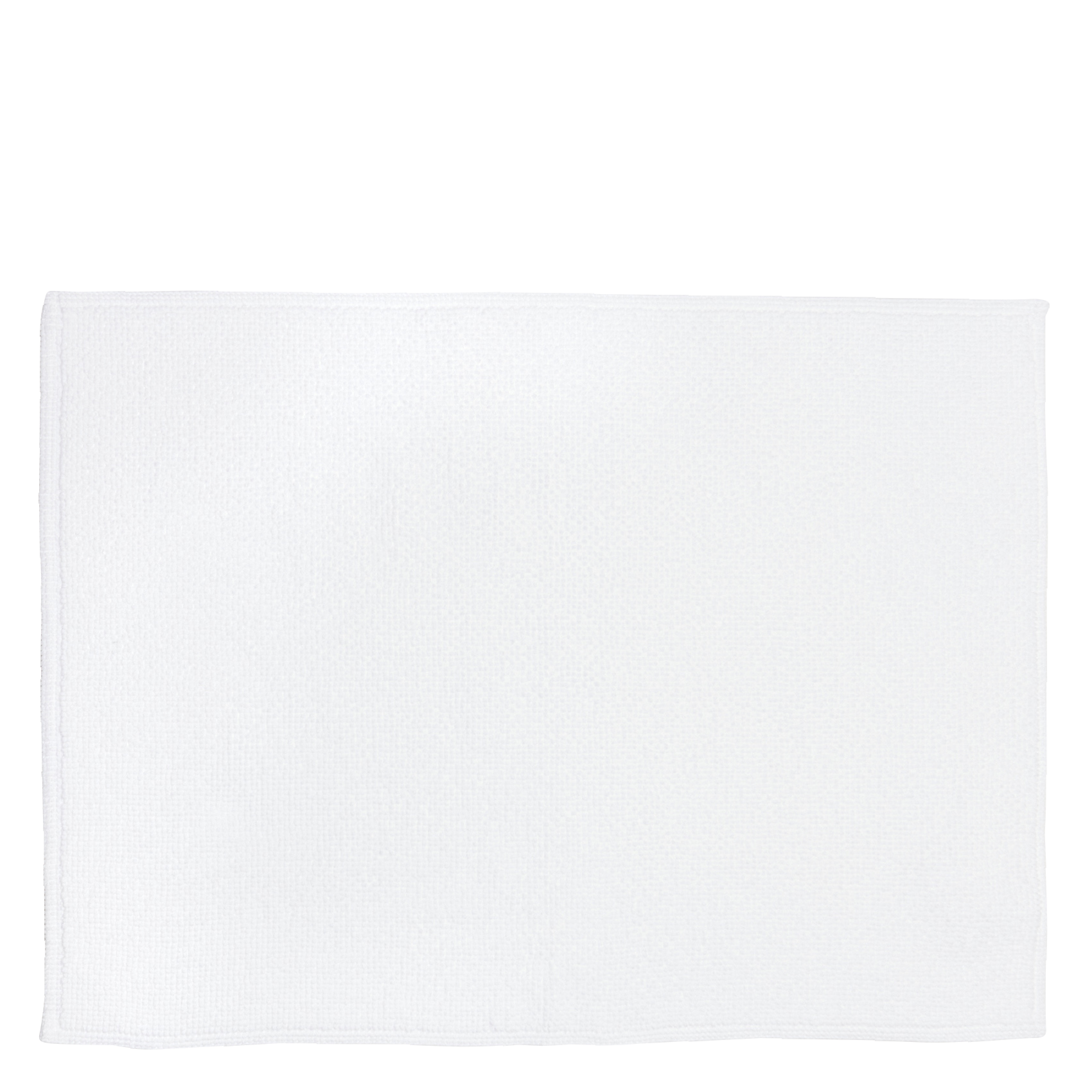 Tapis de bain en coton | Blanc