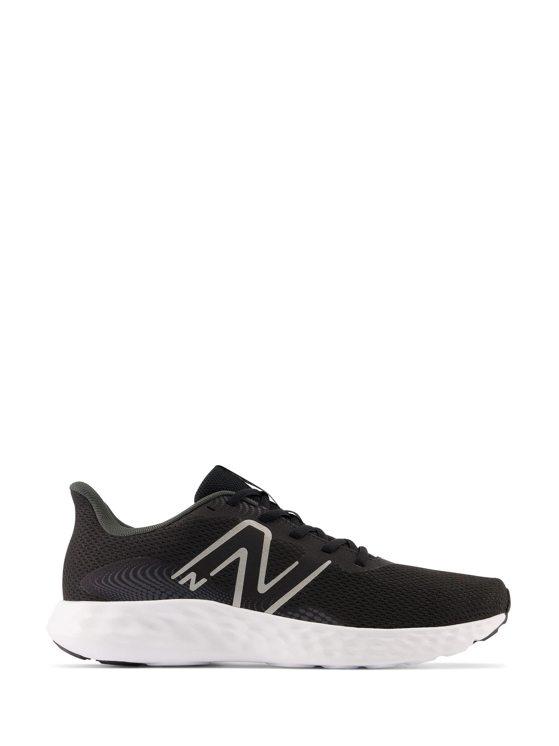 Zwart chroom - New Balance 411 herenslippers