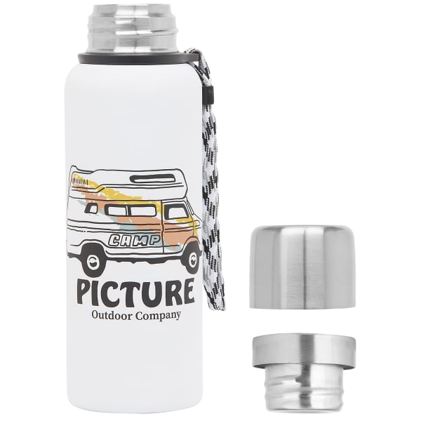 Bouteille isotherme PICTURE CAMPEI VACCUM BOTTLE WHITE TRUCK