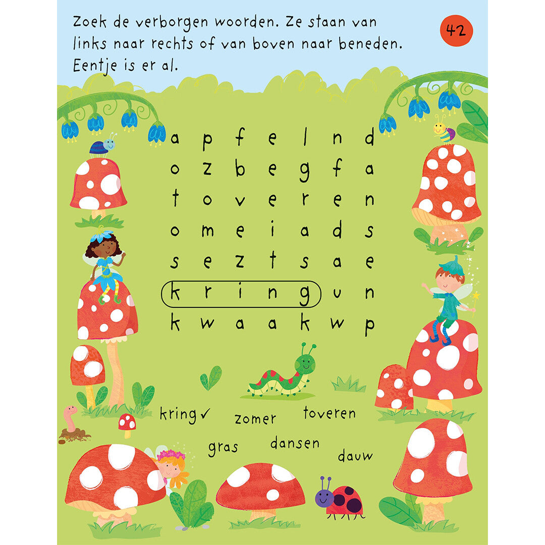 Uitgeverij usborne doeboek - elfjes
