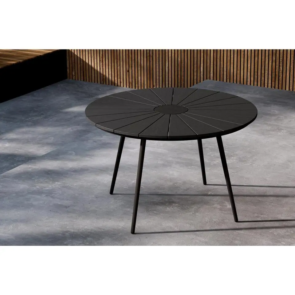 Svea - Esra ronde eettafel - Ø120 cm - zwart