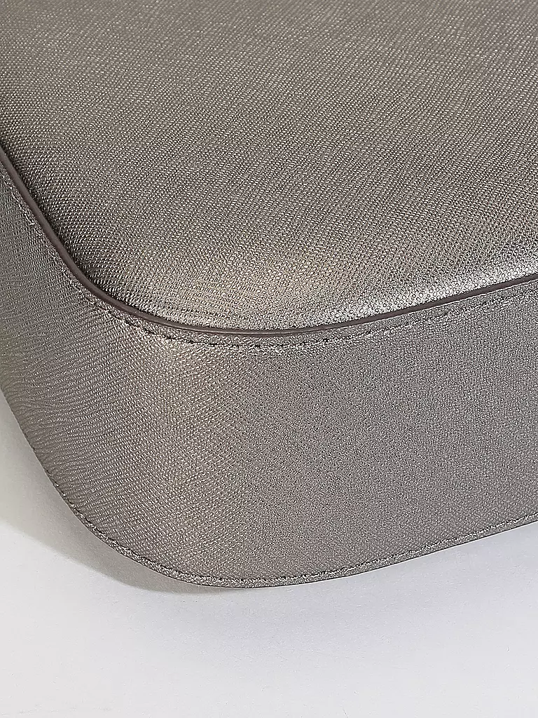 LAUREN RALPH LAUREN Ledertasche - Henkeltasche DANNI 26 Medium silber