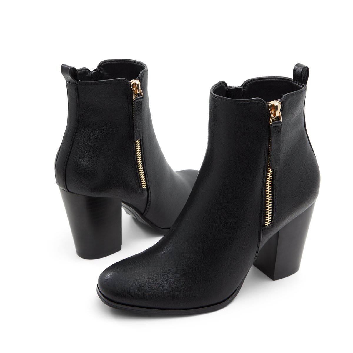 K STUDIO-Corema-Bottines Habillées - Semelle crantée - Noir