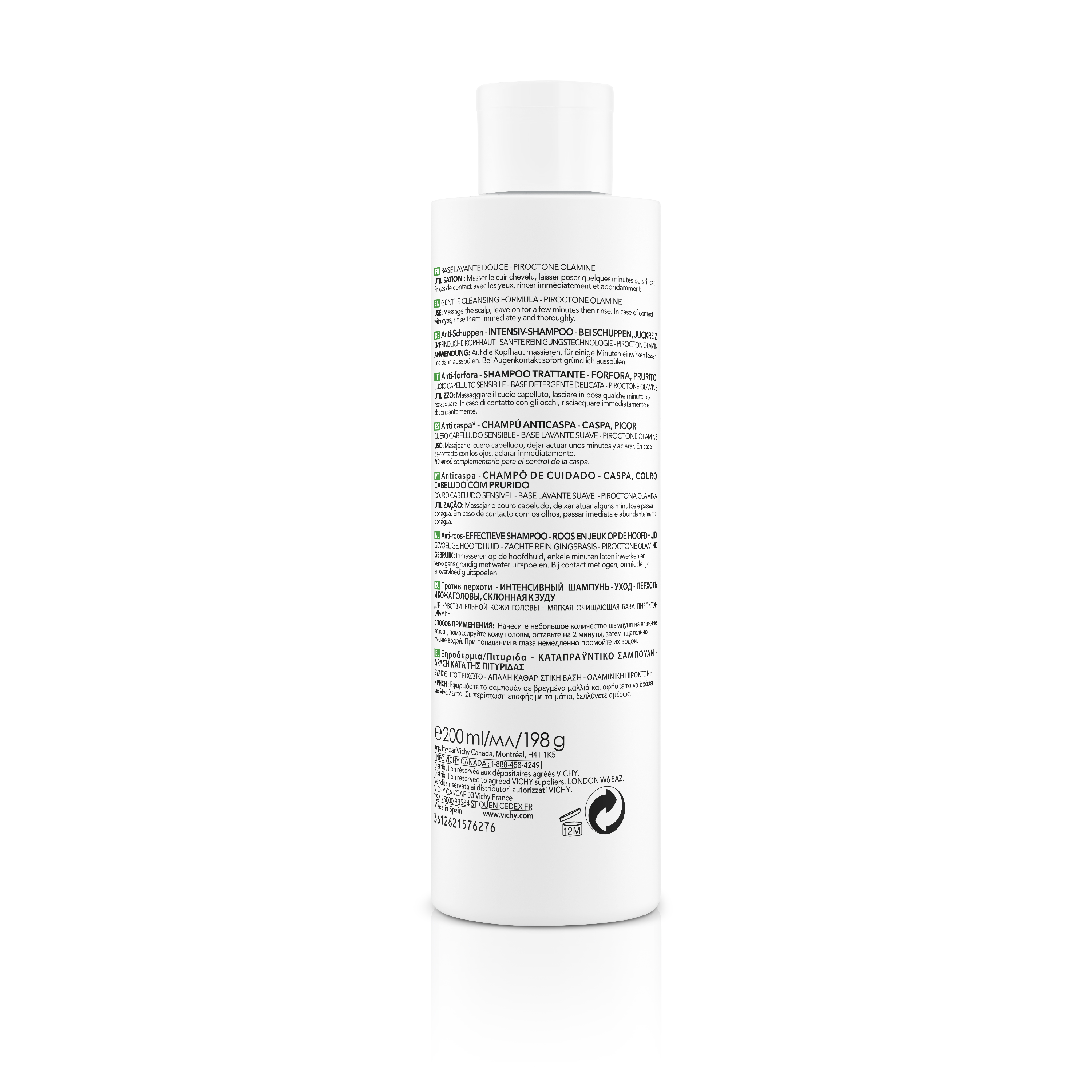 Vichy Dercos Anti Schuppen Shampoo<br>200 ml, Sensitiv deutsch/italienisch