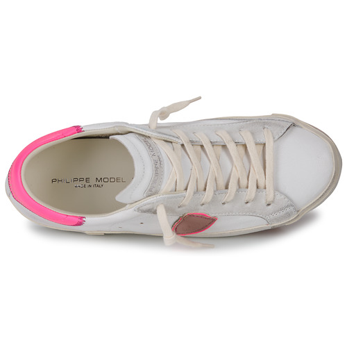 Philippe Model - PRSX LOW WOMAN Blanco / Rosa