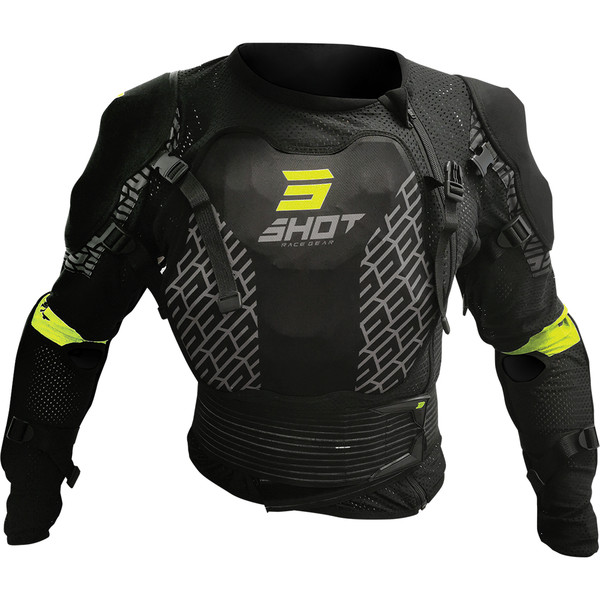 Shot - Gilet de protection Optimal 2.0 - 2022 Noir / Jaune