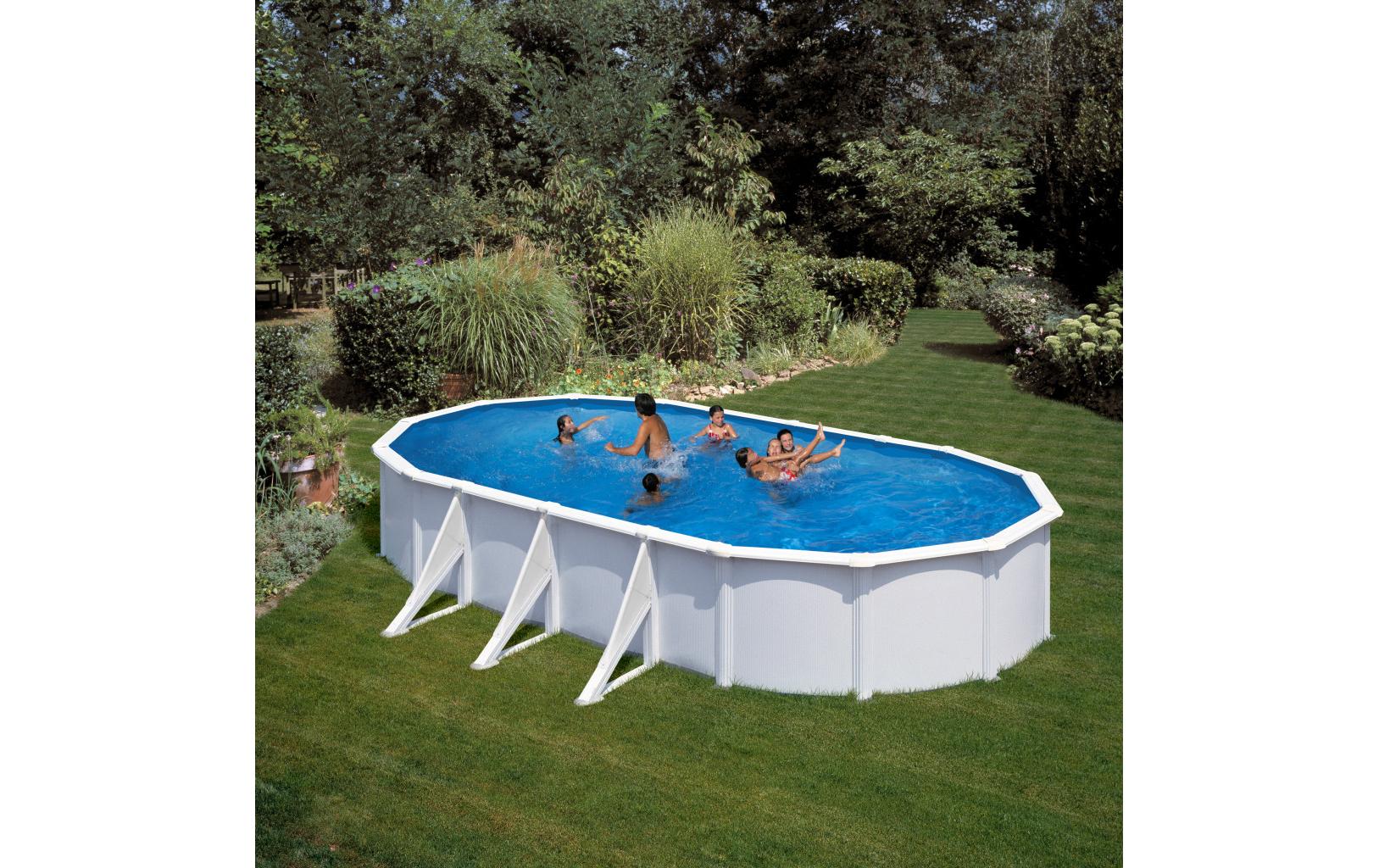 Pool KIT Dream Fidji, 730 x 375 x 120 cm<br>Ovalbecken