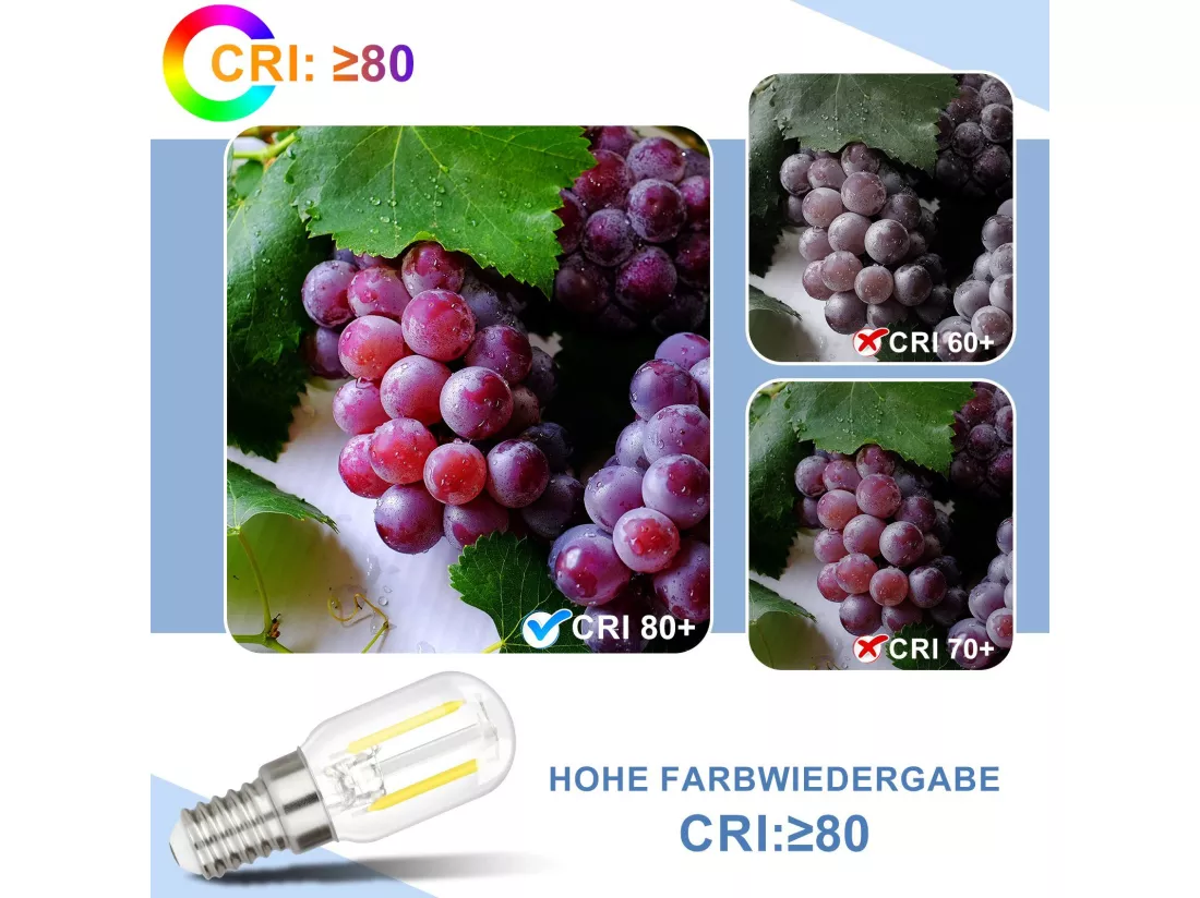 NETTLIFE Lot de 4 ampoules LED E14 blanc chaud : lampes vintage T22 2W rétro Edison à douille 2700K économie d'énergie