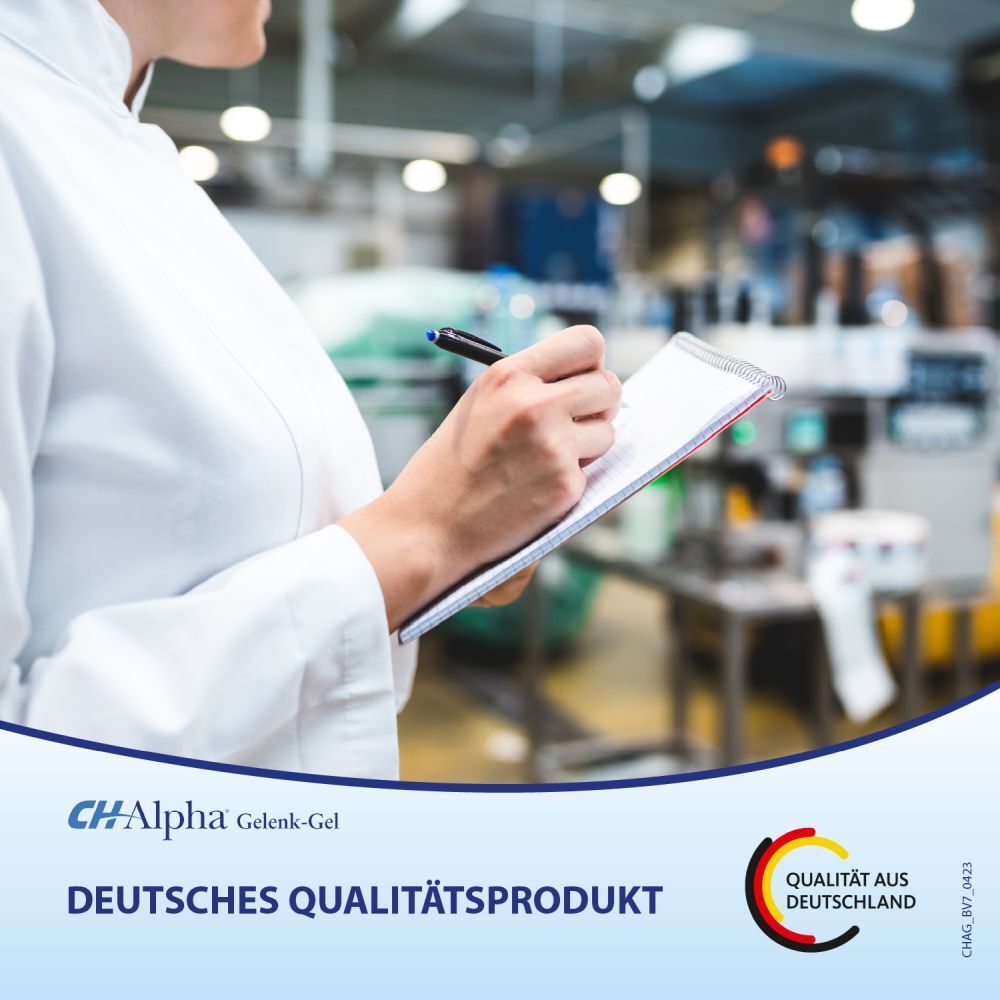 CH-Alpha Gelenk Gel mit Ingwer, Arnika und Weihrauch wärmt und entspannt beanspruchte Haut- und Muskelpartien
