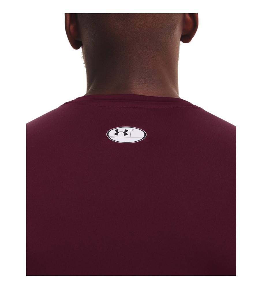 Camiseta Under Armour HeatGear de manga curta marrom