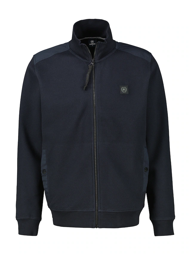 LERROS Sweatjacke , mit Stehkragen und Reissverschluss