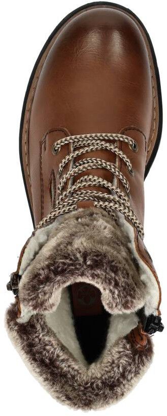 Rieker Veterschoenen Hoog cognac