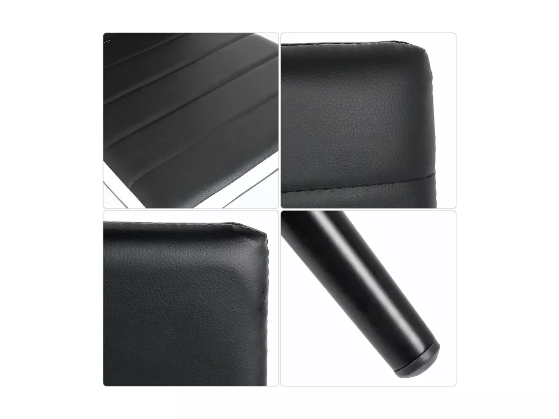 Lot de 6 Chaise Cuisine, Chaise de Salle à Manger, Dossier Haut de la Cuisine, Chaise de Salle à Manger Confortable et Durable - Blanc (6)
