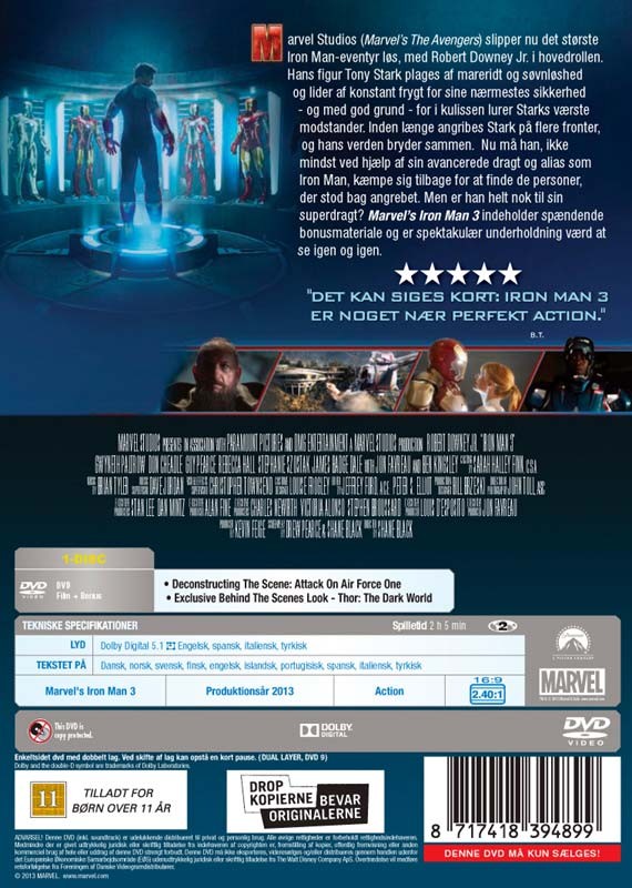 Iron Man 3 - DVD