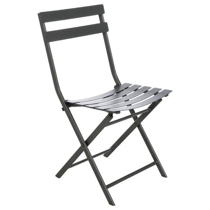 Chaise de jardin pliante GREENSBORO Graphite