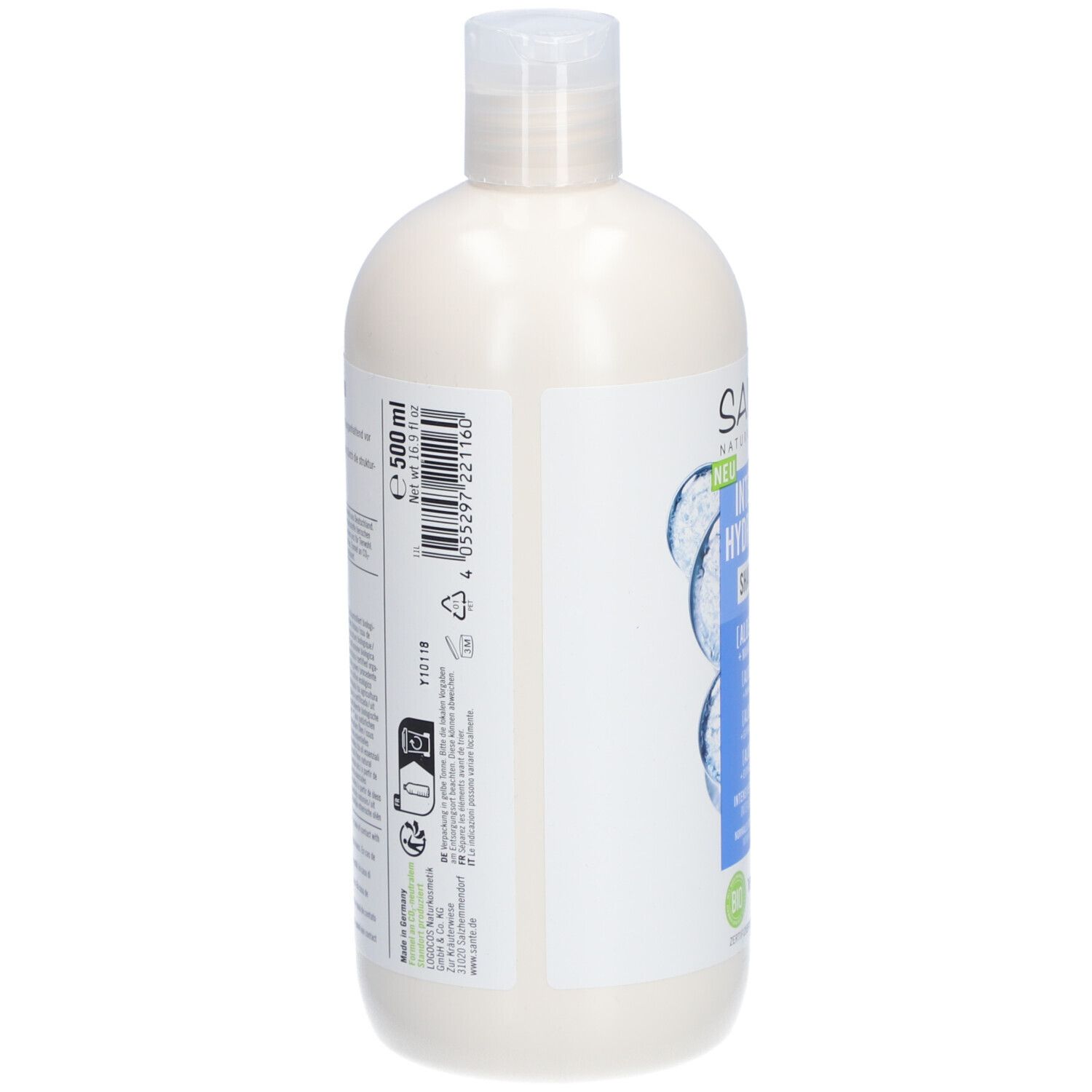 SANTE Naturkosmetik INTENSE HYDRATION SHAMPOO