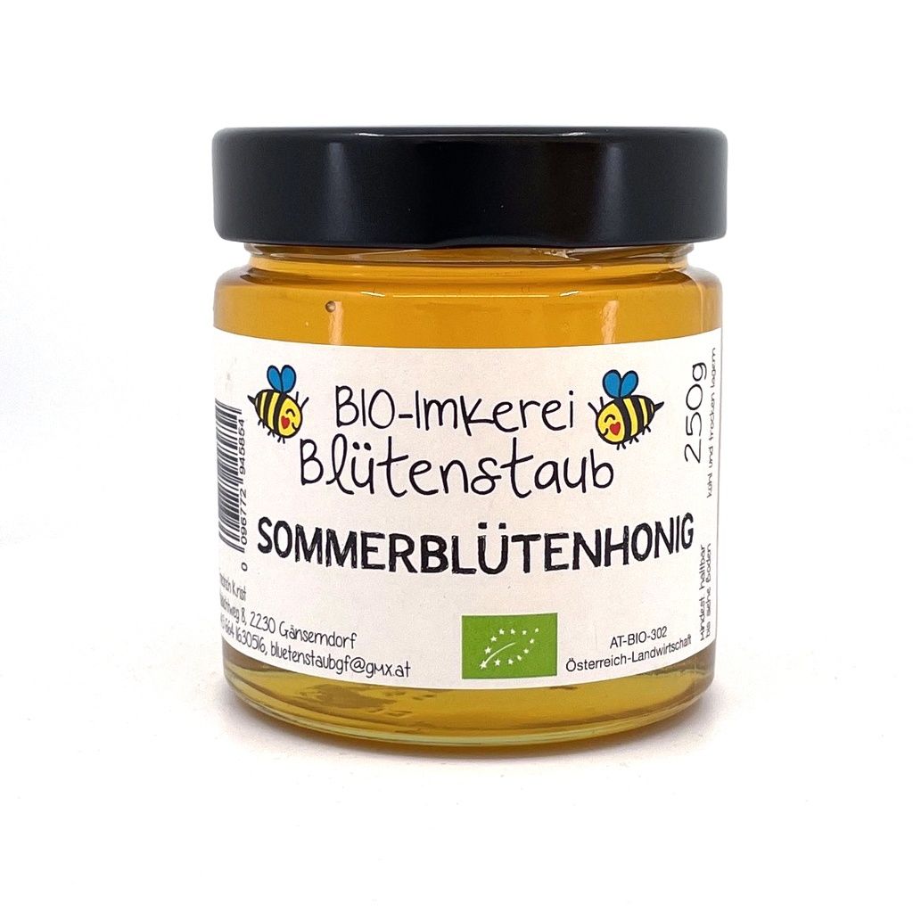 Bio Sommerblütenhonig von Bio-Imkerei Blütenstaub