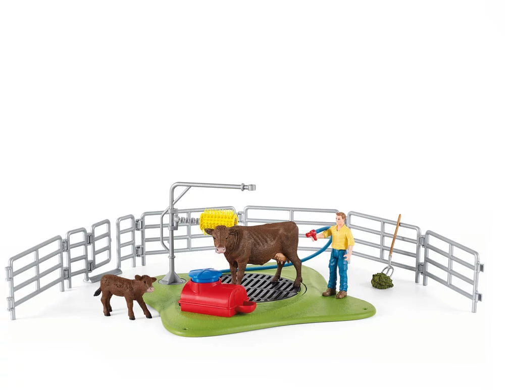 STATION DE LAVAGE POUR VACHE