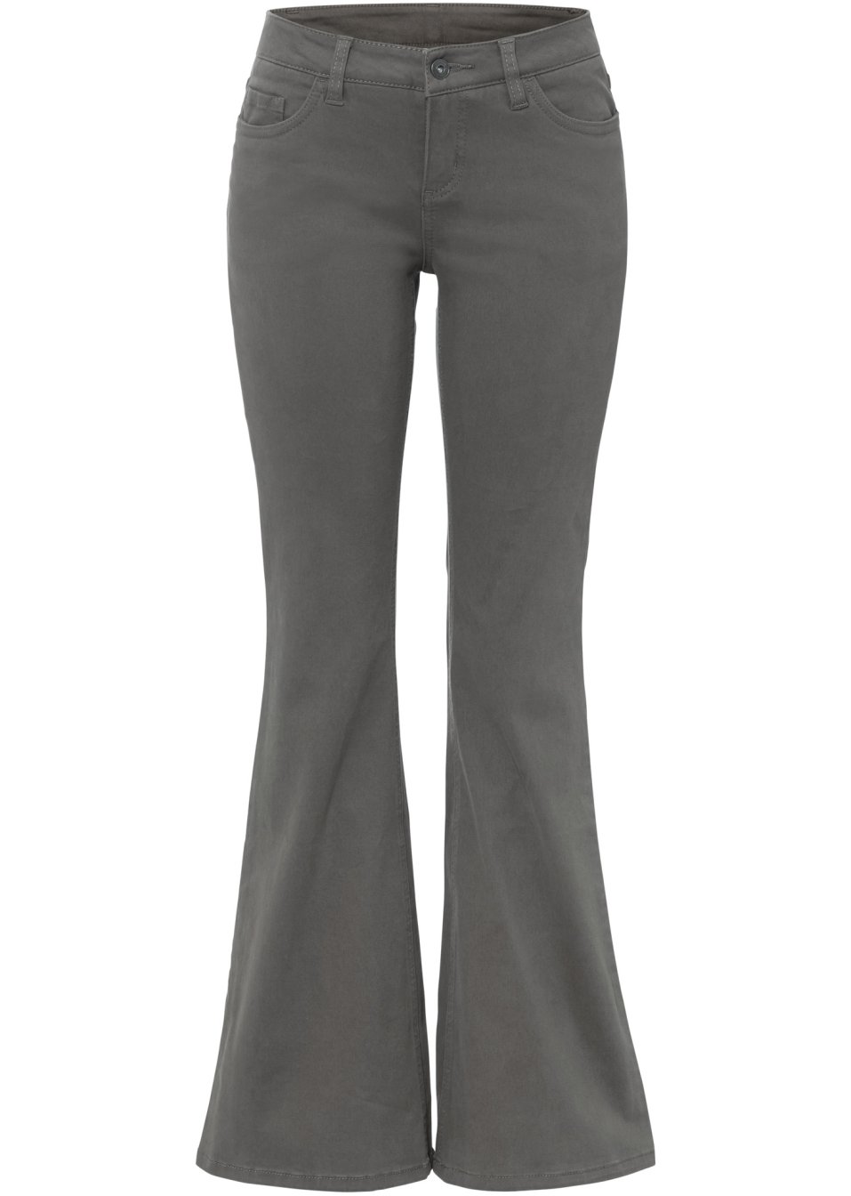 Pantalon évasé en twill