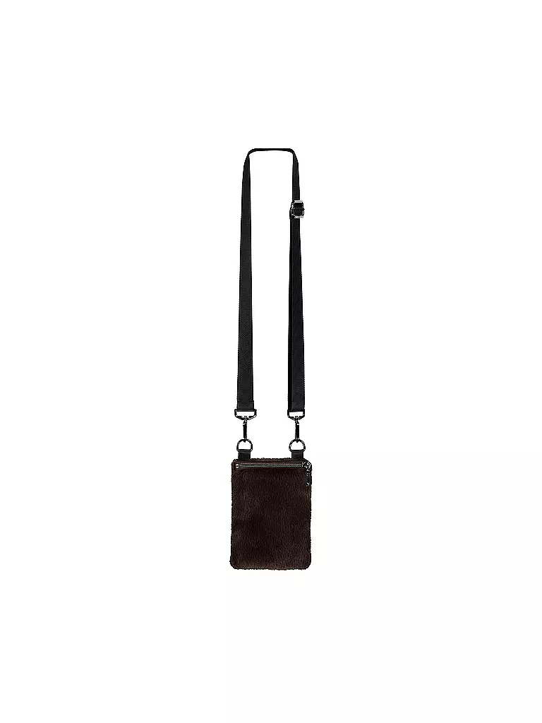 MONARI Tasche - Mini Bag in Felloptik braun