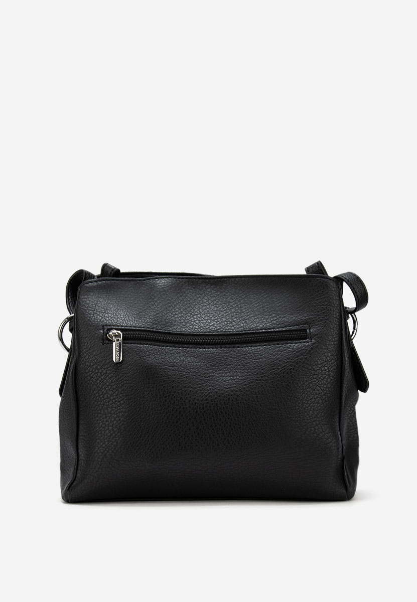 Sac bandoulière femme noire Silvia Rosa 25J509