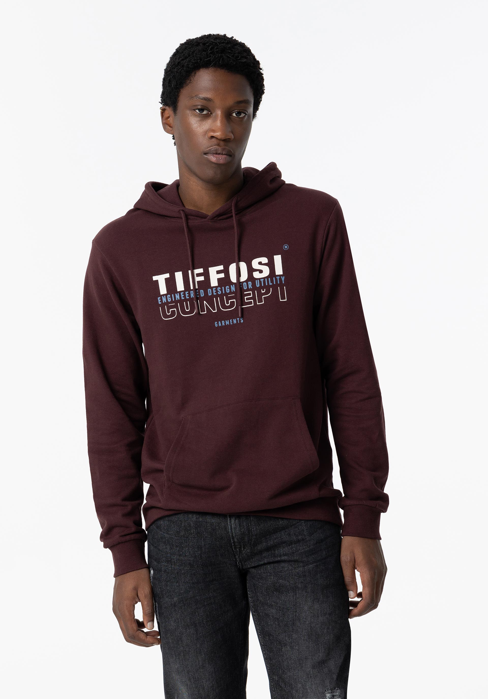 Hoodie com Estampado Frontal