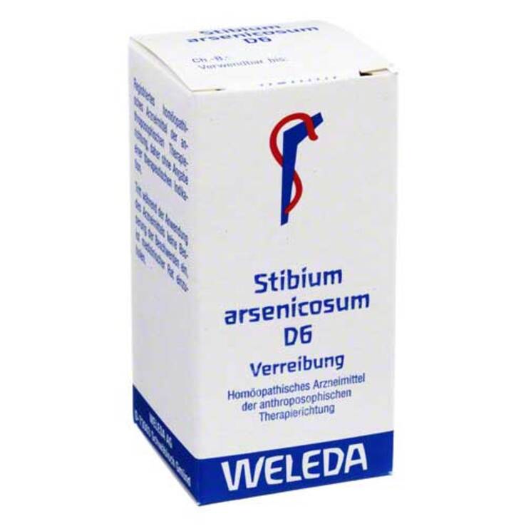 Stibium arsenicosum D 6 Trituration, 20 g