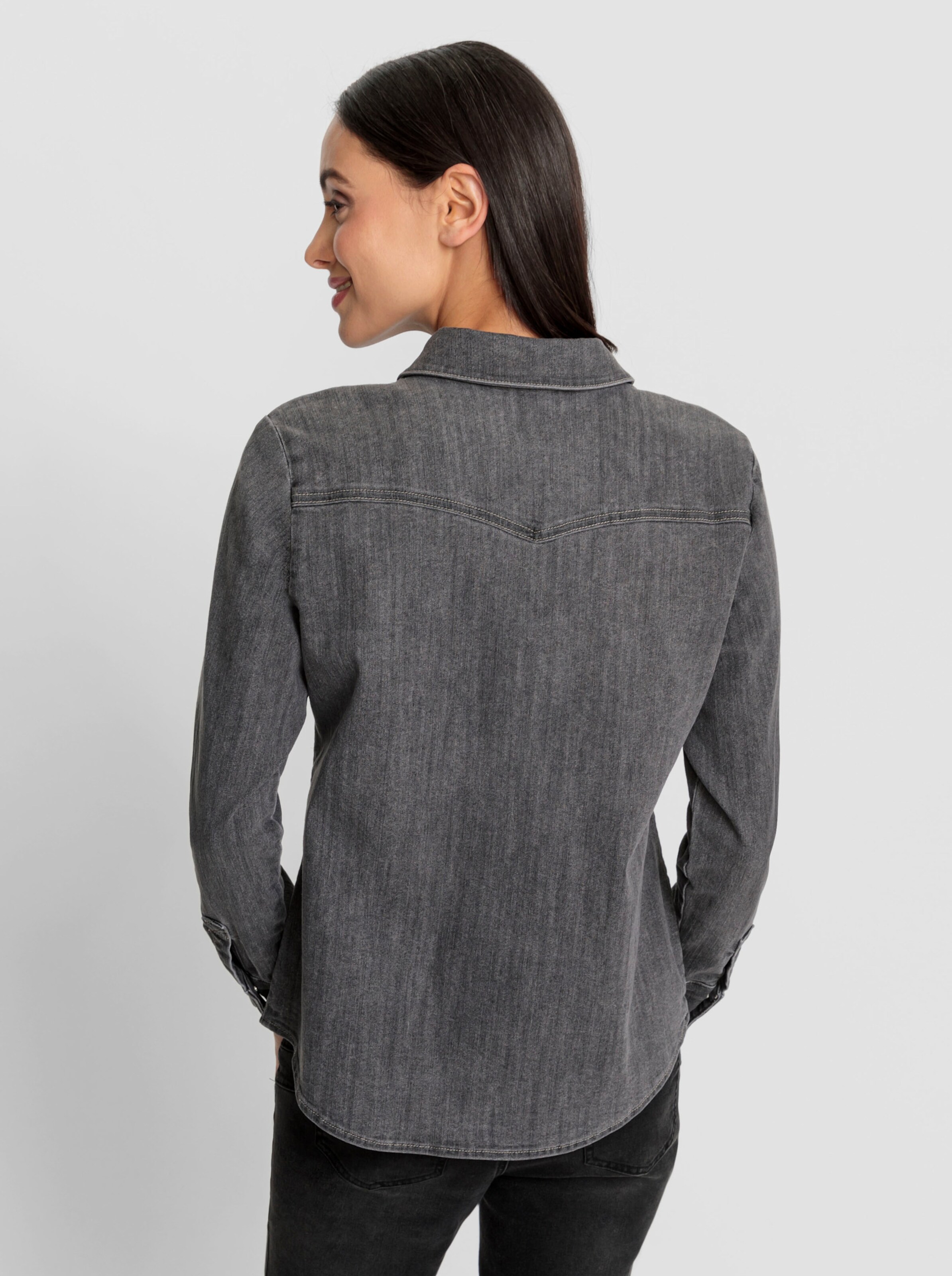 Jeansbluse