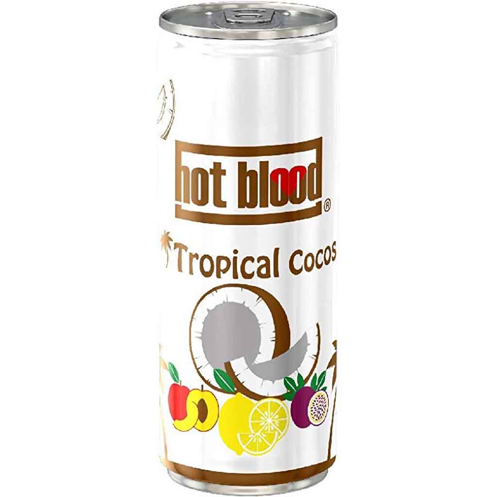 hot blood Lemonade Tropical Cocos Dosen 24 x 330ml MHD:26.12.25